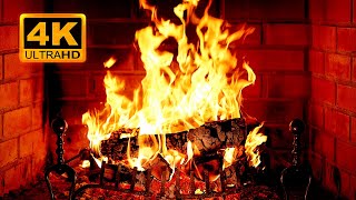 🔥 Cozy Fireplace 4K 12 HOURS Fireplace with Crackling Fire Sounds Crackling Fireplace 4K [upl. by Wampler]