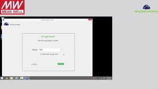 MEAN WELL 40W LED Driver LCM40EO EnOcean using Navigan software tutorial [upl. by Christiansen]