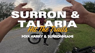 Talaria amp Surron Ride the Trails  MX4Harry amp SurronMiami on Park Trails [upl. by Stahl]