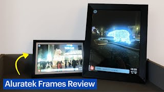 Aluratek Digital Photo Frames Review [upl. by Yajet601]