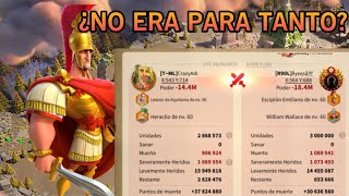 ESCIPION EMILIANO PRIMERAS PRUEBAS  RISE OF KINGDOMS ESPAÑOL [upl. by Attenra]