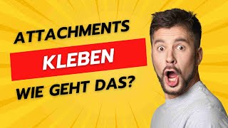 Attachments kleben wie macht der Kieferorthopäde das [upl. by Meggie]