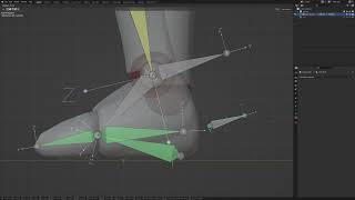 How to make a foot roll rig  Blender 30 [upl. by Zetneuq729]