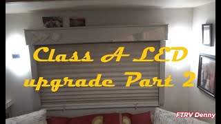 Class A Interior LED light upgrade Part 2 [upl. by Snowman174]