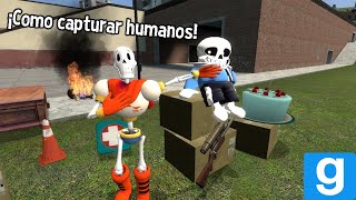 GMOD RESUBIDO Tutorial de como capturar humanos Ft Papyrus y Sans [upl. by Stoddart]