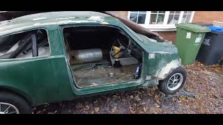 Mini Marcos project update pt1 Dec 2023 Back in the garage [upl. by Icram114]