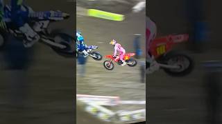 jettlawrence vs cooperwebb foxborough supercross [upl. by Quartus]