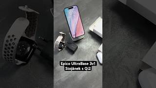 Jak nabíjet iPhone Apple Watch a Airpods najednou bezdrátově Třeba stojánkem od Epico 3v1 s Qi2 [upl. by Aipmylo785]