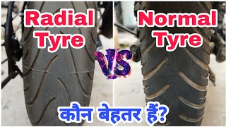 Radial Tyres Vs Normal Bias Ply Tyres  Which Is Better  Advantages amp Disadvantages  Hindi [upl. by Wiley]