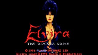 Elvira The Arcade Game  Spooky Gameplay [upl. by Ebony]