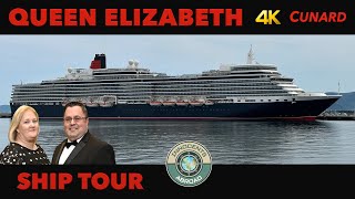 Queen Elizabeth Ship Tour  Full Walkthrough  Cunard [upl. by Desi]