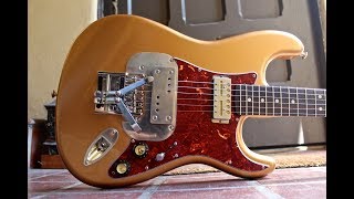 Waterslide Coodercaster wDuesenberg MultiBender amp Mojo Lap Steel amp Gold Foil Pickups [upl. by Angi]