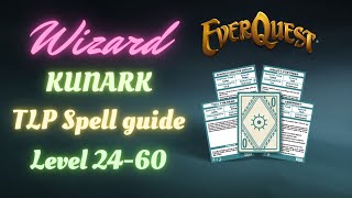 EVERQUEST TEEK TLP 2024  New player Wizard guide for random loot Kunark spells level 2460 [upl. by Atiuqcir]