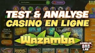 Test de Wazamba Casino en ligne 🎰 Avis GamblerLab [upl. by Ainatit479]