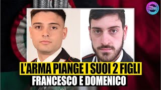 Francesco Ferraro e Francesco Pastore chi sono i carabinieri morti nellincidente di Campagna [upl. by Sakram]