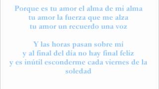 Luis Fonsi Tu amor  Con letra [upl. by Ayeka88]