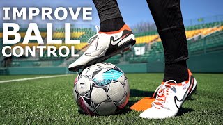 Improve Your Ball Control In 5 Minutes  Follow Along Ball Mastery Session For Footballers [upl. by Mairam]