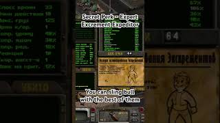 Expert Excrement Expeditor Perk fallout2 didyouknow [upl. by Narhem]