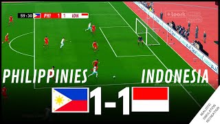 PHILIPPINES vs TIMNAS INDONESIA 11 MATCH HIGHLIGHTS • Video Game Simulation amp Recreation [upl. by Weitman353]