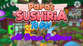 Papas Sushiria To Go  All Bronze Customers  Perfect Day [upl. by Sidwel371]