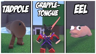 How to make TADPOLE GRAPPLETONGUE and EEELY POTIONS in WACKY WIZARDS ROBLOX [upl. by Nawuq770]