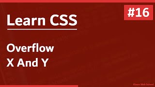 Learn CSS In Arabic 2021  16  Overflow  OverflowX And OverflowY [upl. by Itram828]