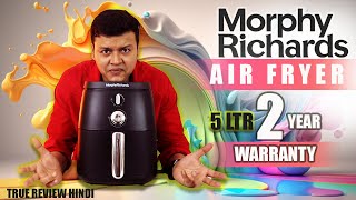 Morphy Richards AIRFRYER Classic BL 5ltr  Air Fryer BAJAJ  Classic BL AirFryer Test Review Hindi [upl. by Crifasi730]