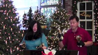 The First Nowell Handbell Duet  Larry and Carla [upl. by Cameron]