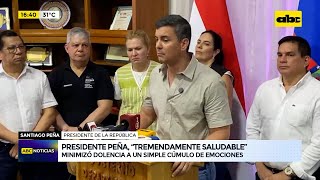 Peña se autoproclama “tremendamente saludable” minimizando dolencia a un simple cúmulo de emociones [upl. by Layney989]