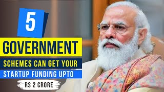 Top 5 government schemes for startups and MSMEs  Startup Funding  Startup Schemes  MSME [upl. by Aurelio]