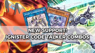 New Support 1 Card Ignister Code Talker Combos Post Alliance Insight [upl. by Adiaz]