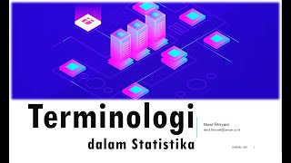 STAT1 Terminologi dalam Statistika [upl. by Onitselec]