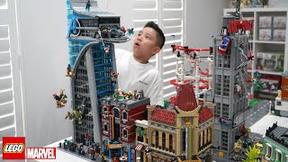 LEGO Avengers Tower Is HUGE Calvin CKN [upl. by Enilrek273]