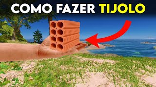 Como Fazer Tijolo No Stranded Deep [upl. by Nylorak387]