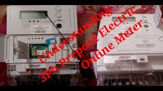 🙂Understanding 3 phase Prepaid Electric Online Meter🙂 [upl. by Hayidan]