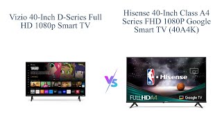 VIZIO DSeries vs Hisense A4 Series Smart TV Comparison 🌟 [upl. by Suirred]