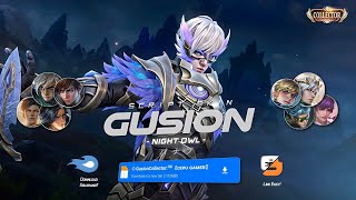 Script Skin Gusion Collector  Night Owl No Password  Full Effect Voice  Patch Terbaru [upl. by Nilatak310]