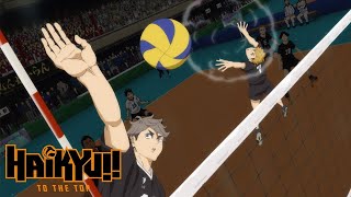 Enemy Quick  HAIKYU TO THE TOP [upl. by Lorant]