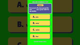 Advanced English Grammar Test  TEST 10 englishgrammar quiz toefl ielts [upl. by Chaudoin]