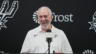 202324 San Antonio Spurs Season  Gregg Popovich Media Availability vs Kings 11172023 [upl. by Naynek]