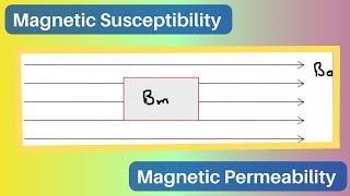 Magnetic Permeability And Magnetic Susceptibility  Physics [upl. by Aleemaj]