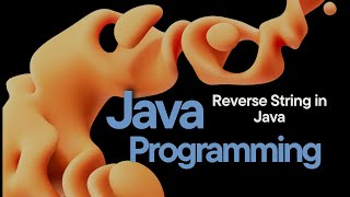 Reverse String in Java [upl. by Mehalick327]