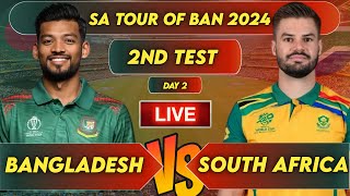 🔴LIVE  Bangladesh vs South Africa 2nd test Match live Score  BAN vs SA 2nd TEST SA vs BAN 2024 [upl. by Narual]