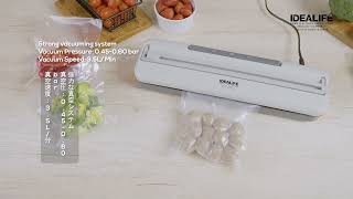 IDEALIFE 真空シーラーのビデオ製品カタログ Vacuum Sealer Video Product Catalogue [upl. by Moazami]