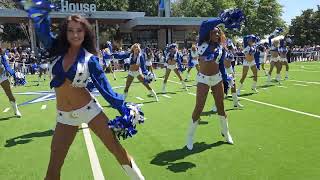 2023 Dallas Cowboys Cheerleaders pregame performance Miller Lite House 81223 vs Jacksonville [upl. by Maunsell]