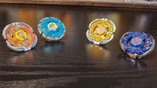 Metal Fight Homie Beyblade Tournament Inferno Virgo v Dark Leone amp Inferno Sagittario v Vulcan Fox [upl. by Ahtekahs633]