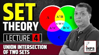 Sets theory  Lecture 4  Union Intersection of two sets  INPS classes [upl. by Zwick939]