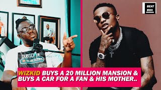 Wizkid builds a 20 million mansion and buys a car for a fan amp his mother [upl. by Agamemnon]