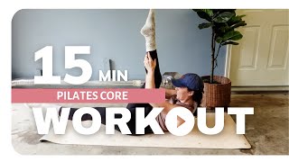 Mat Pilates I 15 min PILATES core workout [upl. by Gabriell]