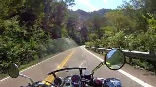 Ocoee River road on a Vulcan 750 [upl. by Aznerol]